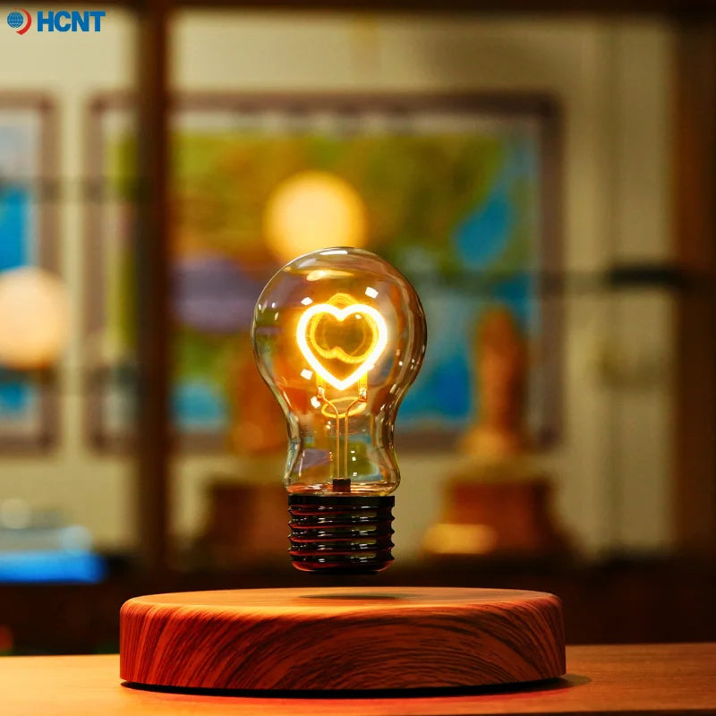 HCNT Levitating Bulb Lamp Magnetic Floating Desk Light