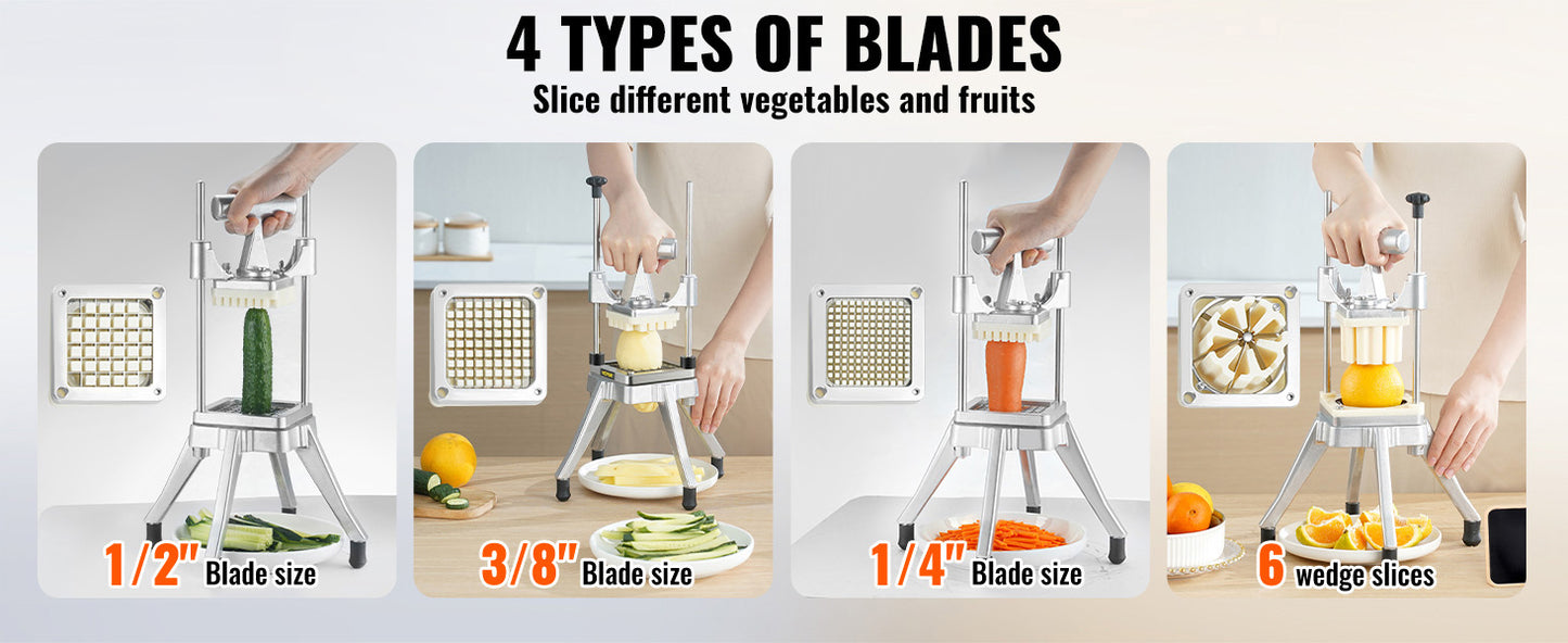 VEVOR Commercial Vegetable Dicer Cutter For Fruits And Vegetables