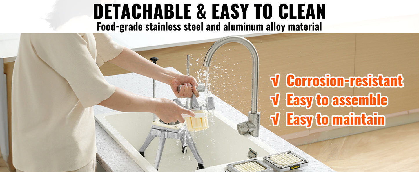 VEVOR Commercial Vegetable Dicer Cutter For Fruits And Vegetables