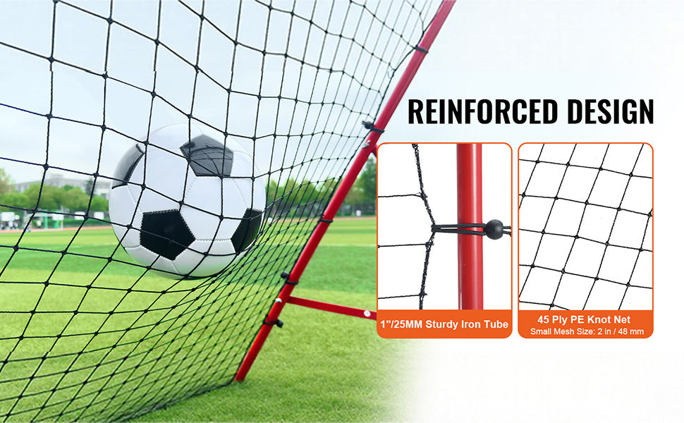 VEVOR Soccer Rebounder Net Portable Training Equipment