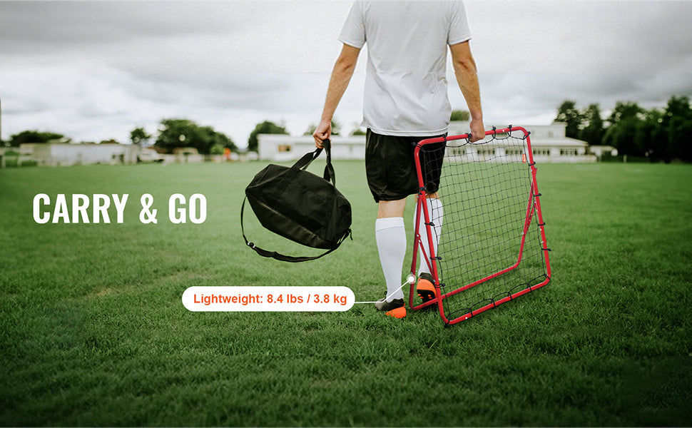 VEVOR Soccer Rebounder Net Portable Training Equipment
