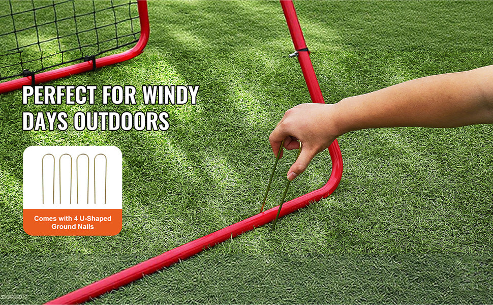 VEVOR Soccer Rebounder Net Portable Training Equipment